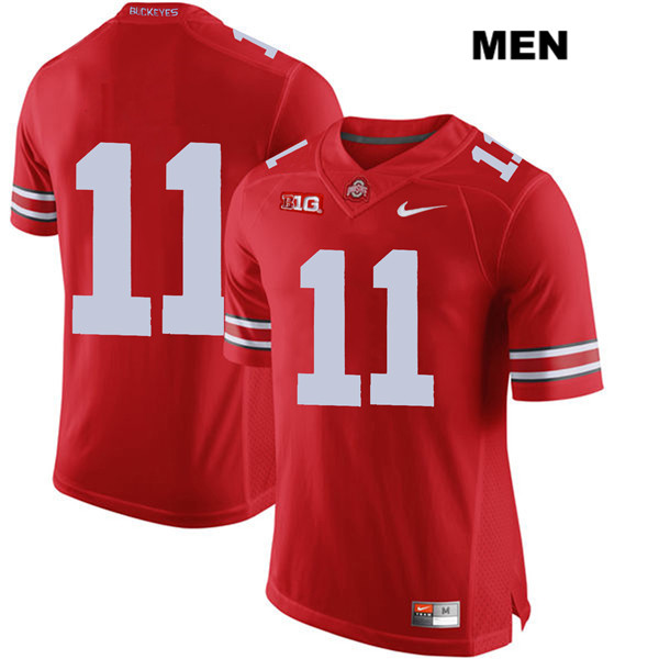 Ohio State Buckeyes Men's Tyreke Smith #11 Red Authentic Nike No Name College NCAA Stitched Football Jersey GL19T87OJ